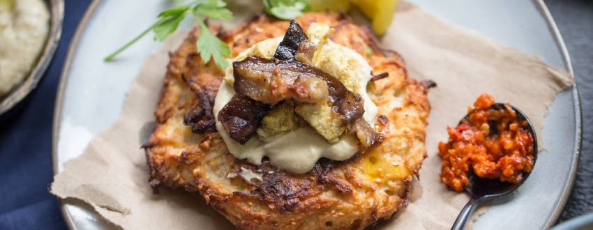 Hanukkah Latke Bar with Toppings Recipe