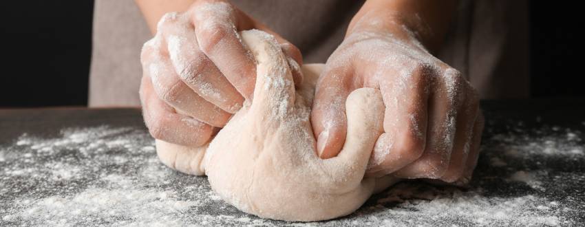 Baking Bread with Meat