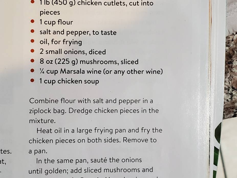 easy chicken marsala