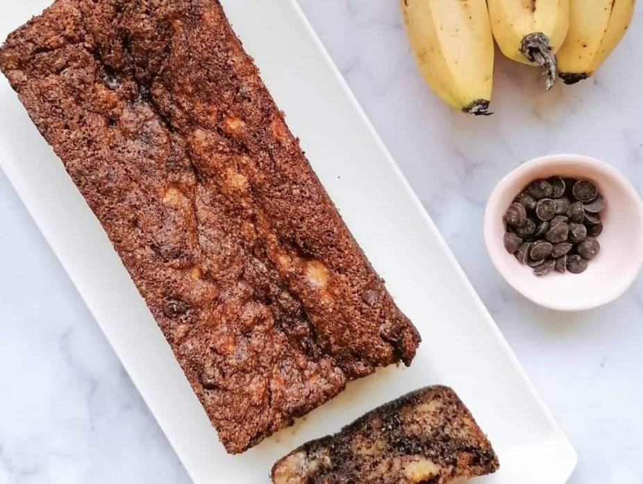 Passover Chocolate Chip Banana Bread