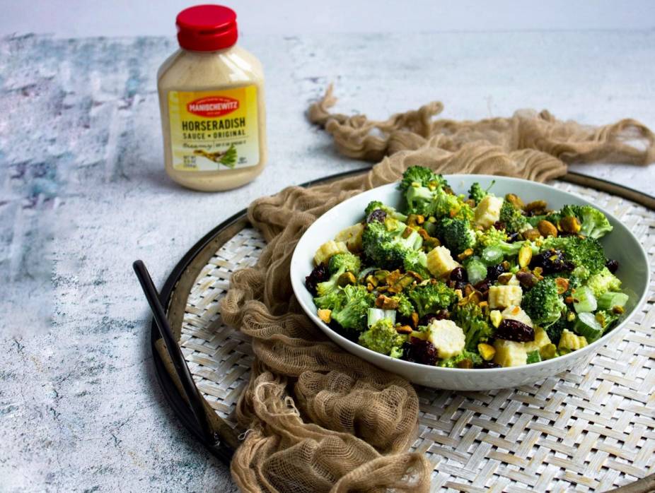 Broccoli Salad with Horseradish Dressing