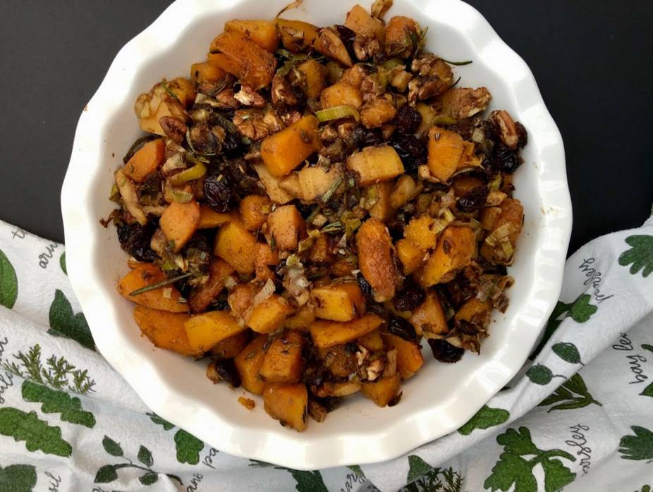 Skillet Sweet and Savory Squash