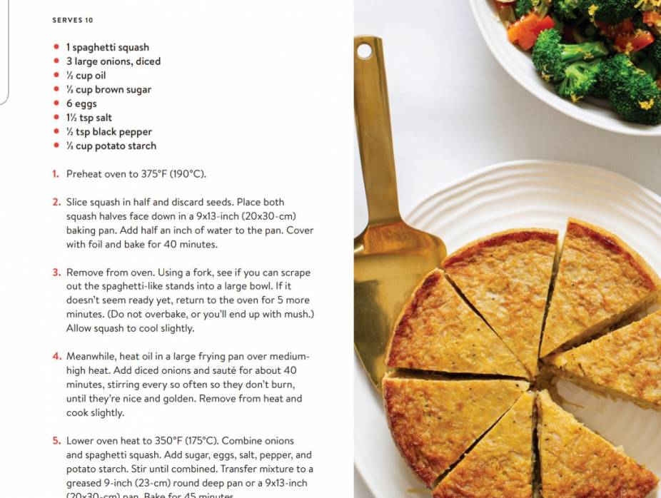 Spaghetti Squash Kugel Recipes