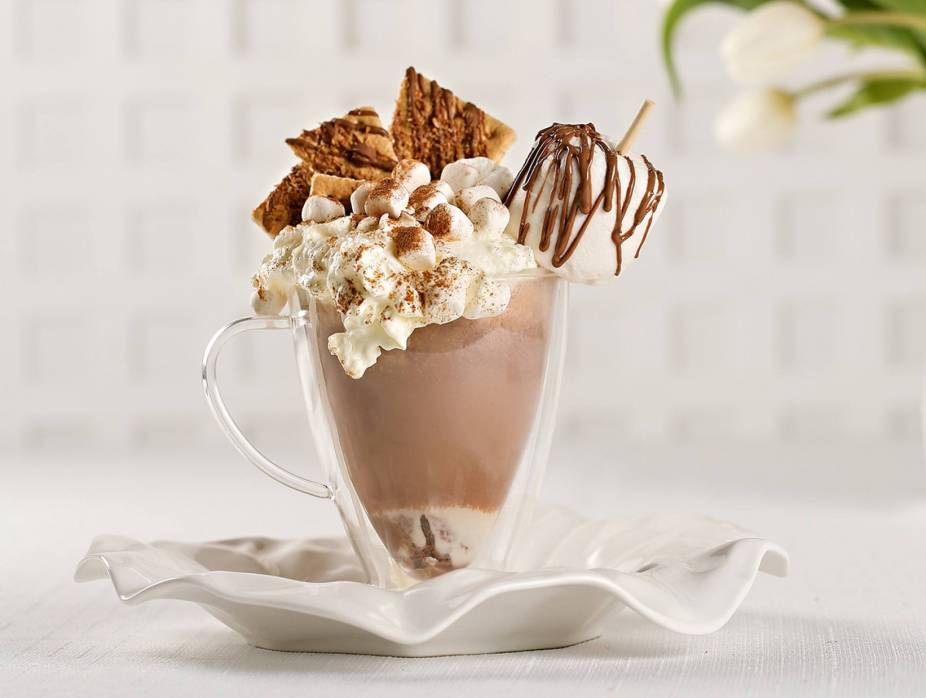 Mudslide S’mores Hot Chocolate