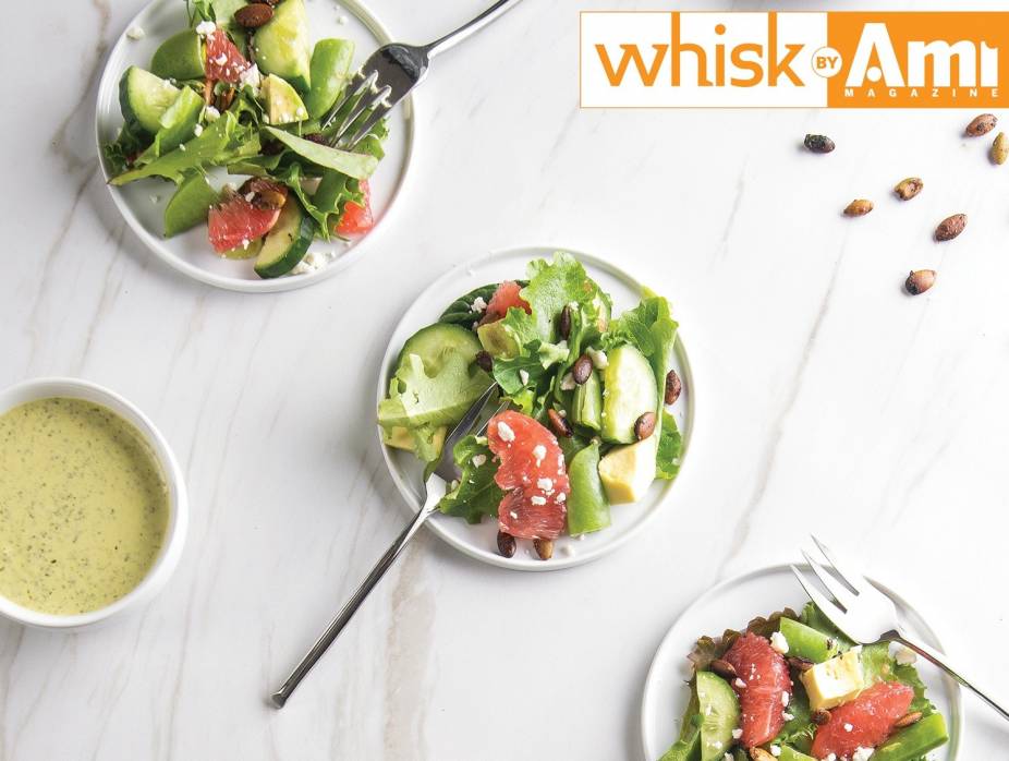 Mixed Greens With Citrus Green Goddess Dressing Recipes