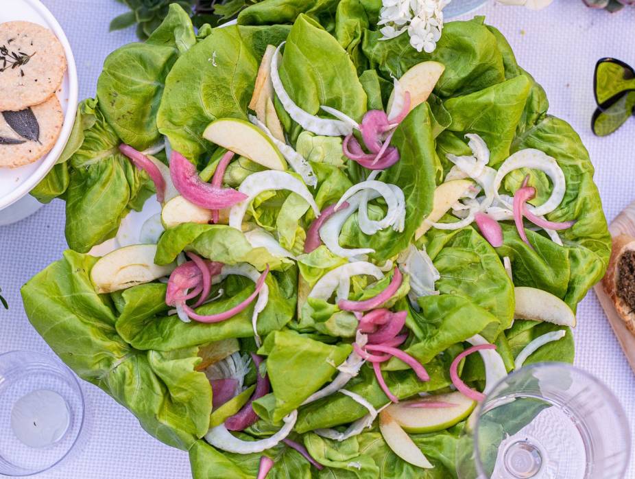 Green Apple Boston Lettuce Salad