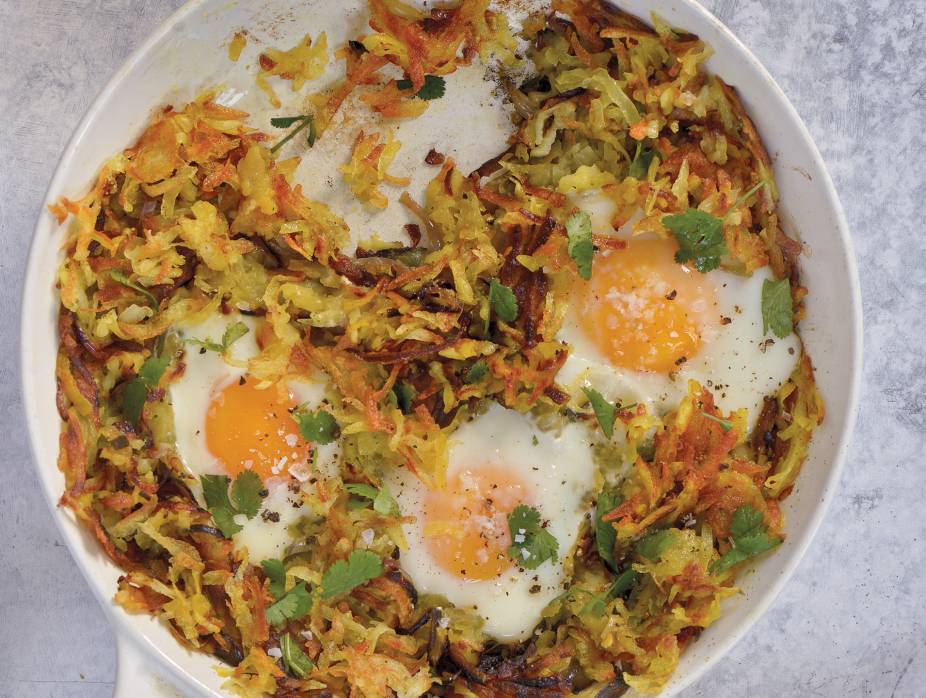 Persian-Style Potatoes  and Eggs