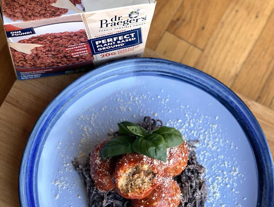 Vegetarian Beef and Ricotta Meatballs