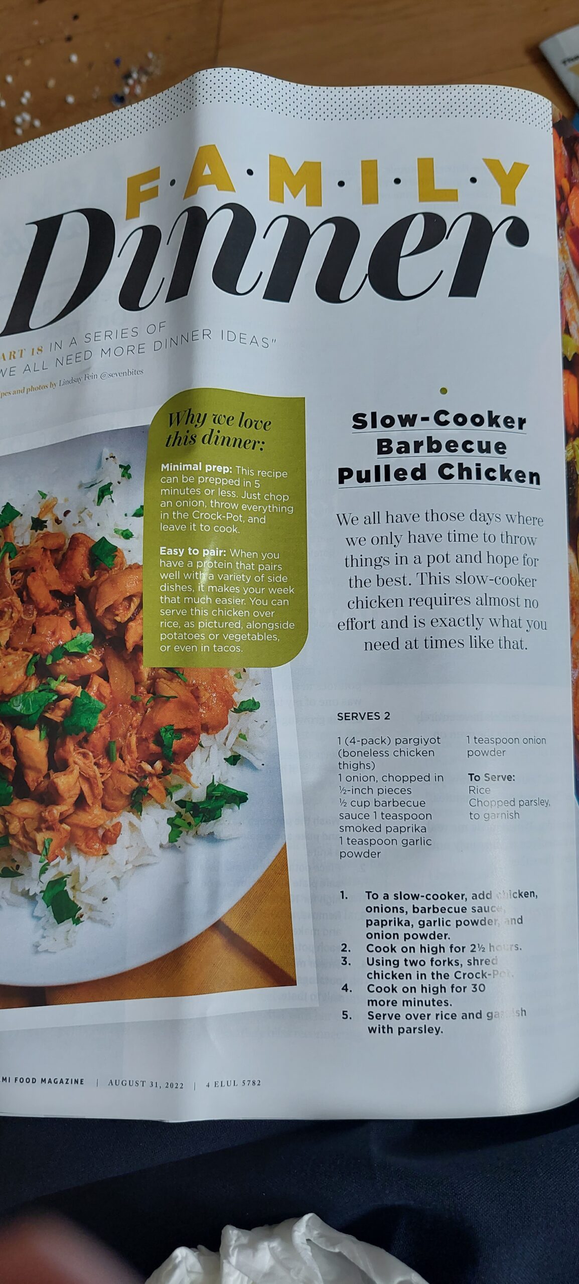 slow cooked bbq chicken