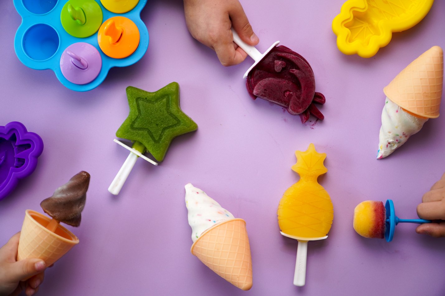 Keeping Cool With These Mostly Healthy Ices  (+ Our Picks For The Most Adorable Ice Pop Molds)