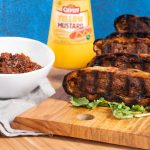 Caramelized Pastrami and Onion Arayes