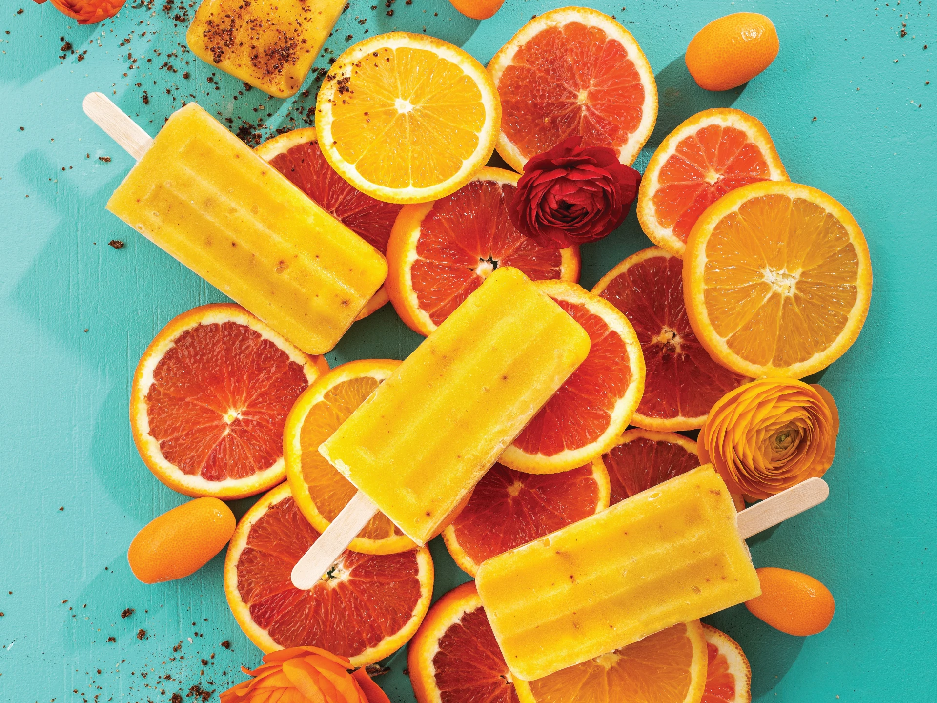 Paletas de Mango Con Chili Limon (Mango Popsicles with Chili Lime)
