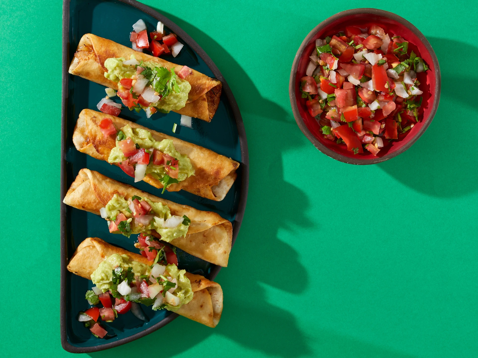 Shredded Chicken Taquitos