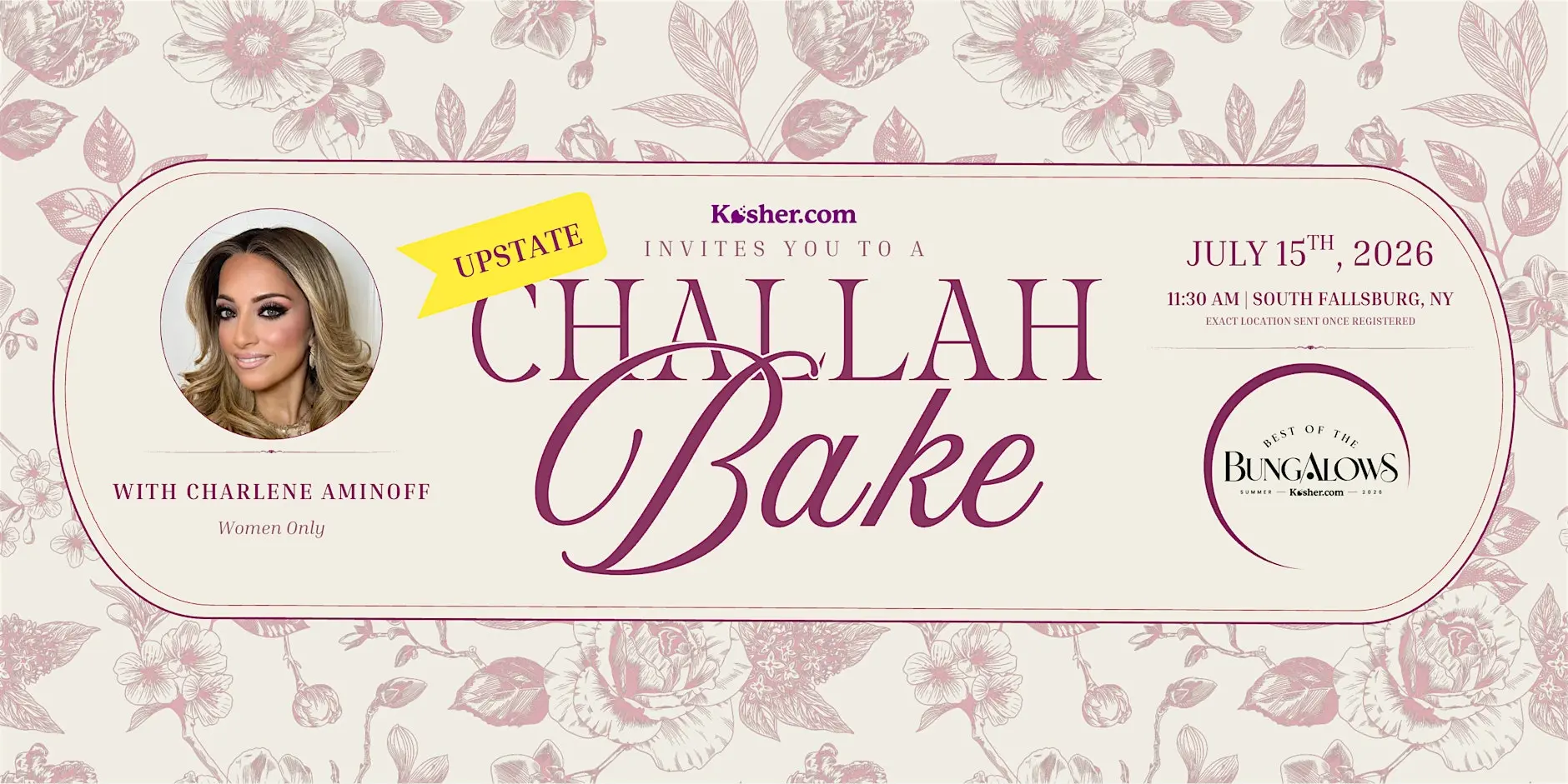 Join Charlene Aminoff for an Inspiring Upstate Challah Bake