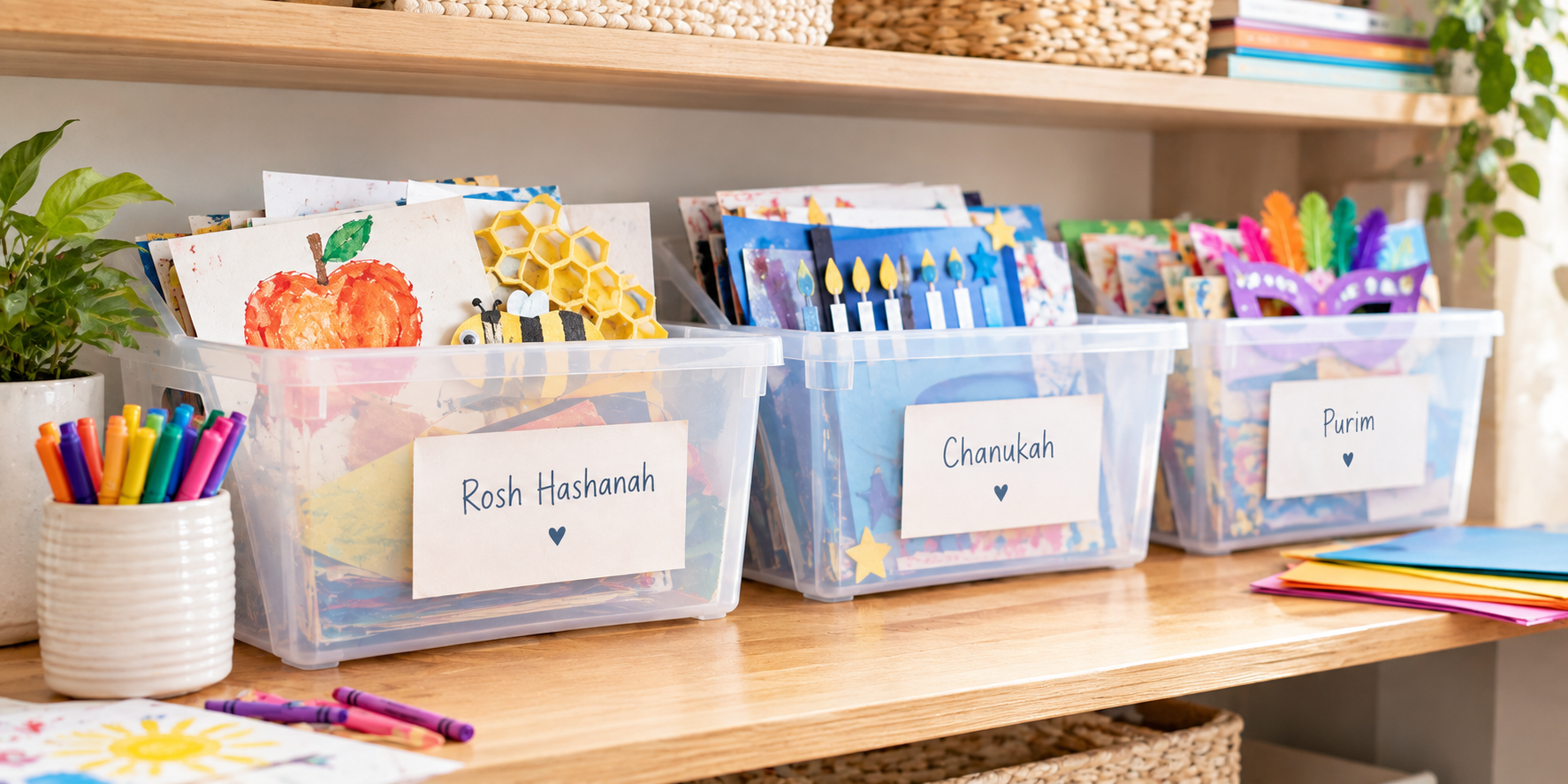 How I Organize All My Kids’ Crafts