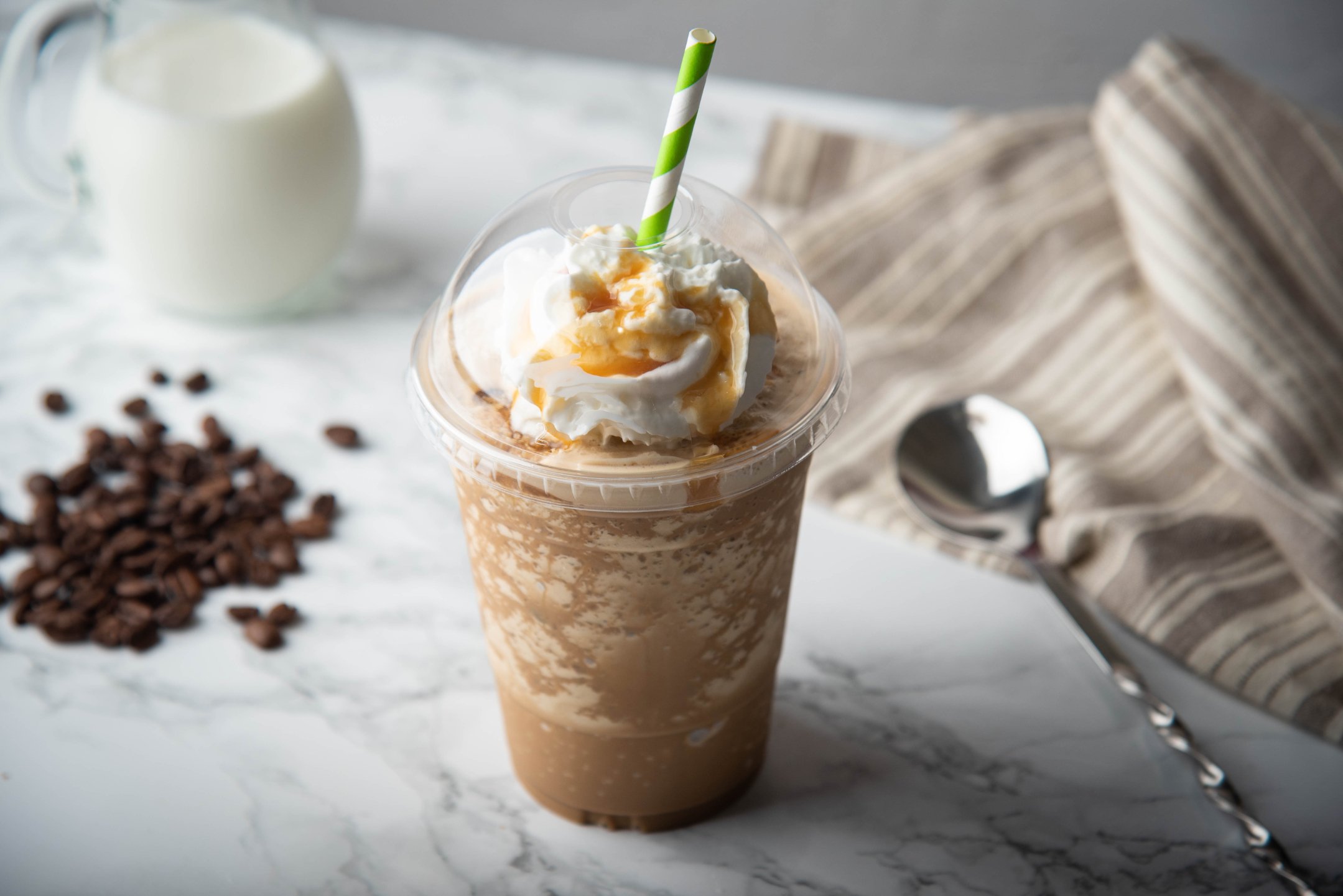 Cookie Butter Iced Coffee with Vanilla Oatmilk Cold Foam - Fooduzzi