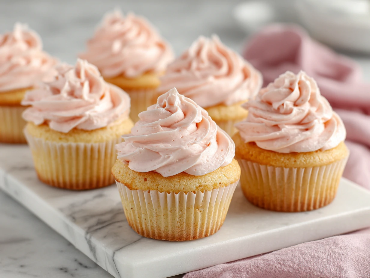 Old-Fashioned Cupcakes with Buttercream Frosting