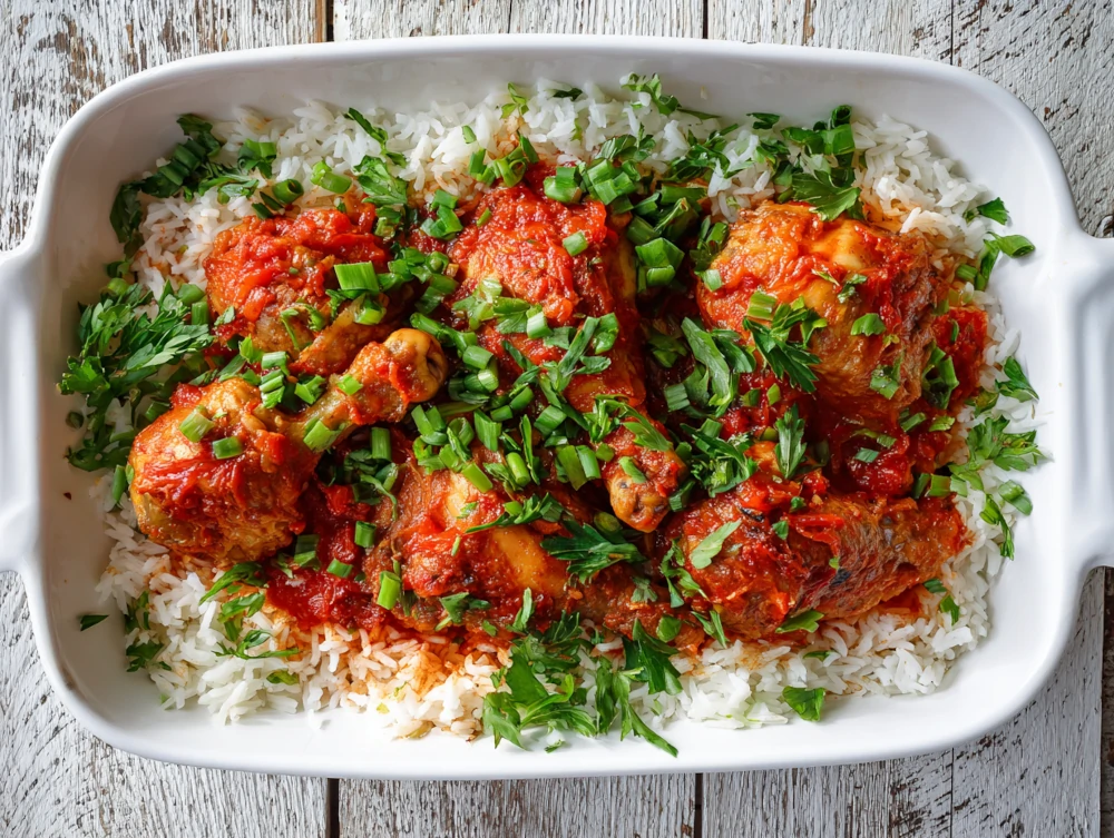 Chicken on the Bone with Marinara Sauce (Slow Cooker)