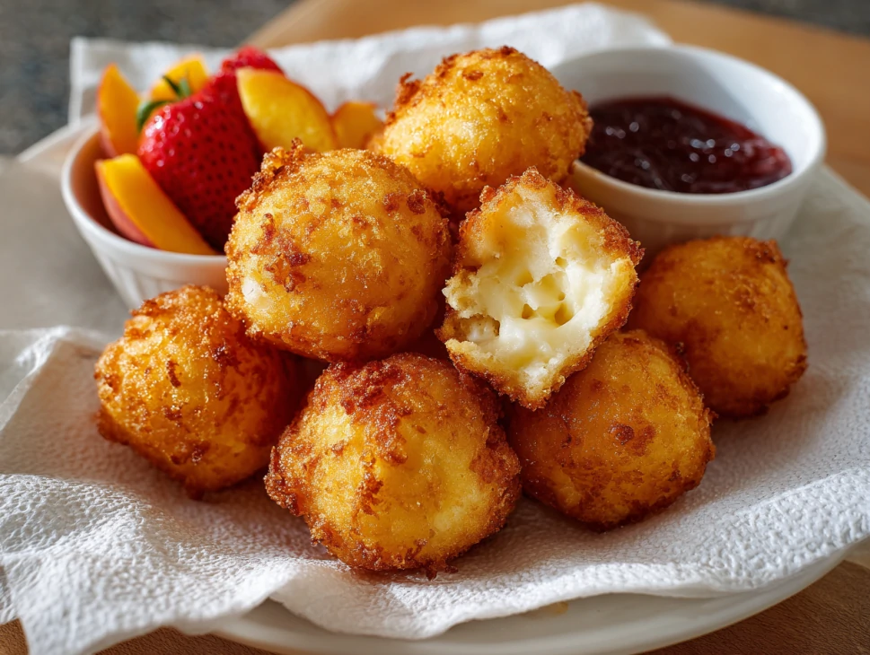 The Easiest Puffed Cheese Balls Ever