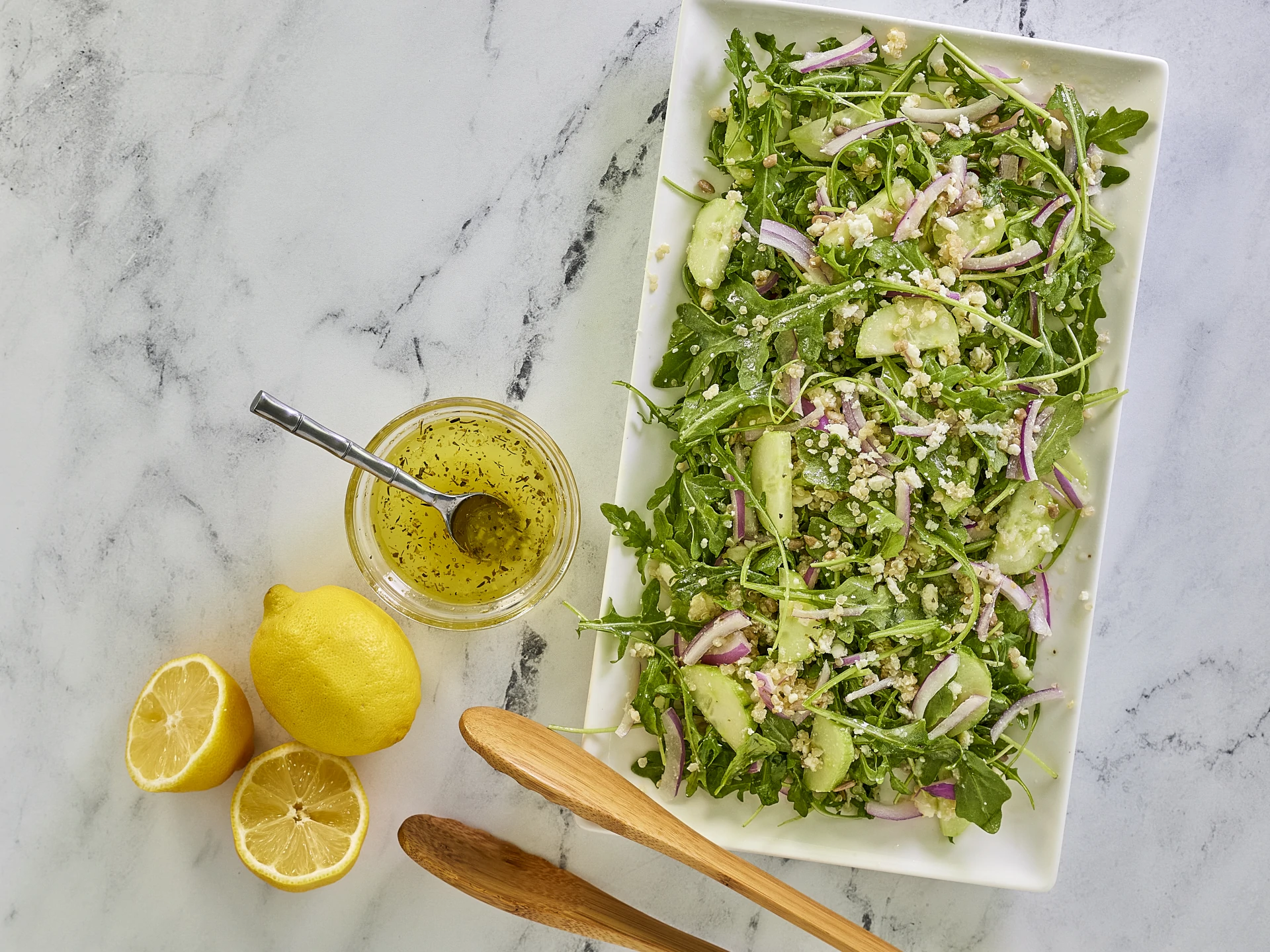 Summer Lemony Arugula Salad