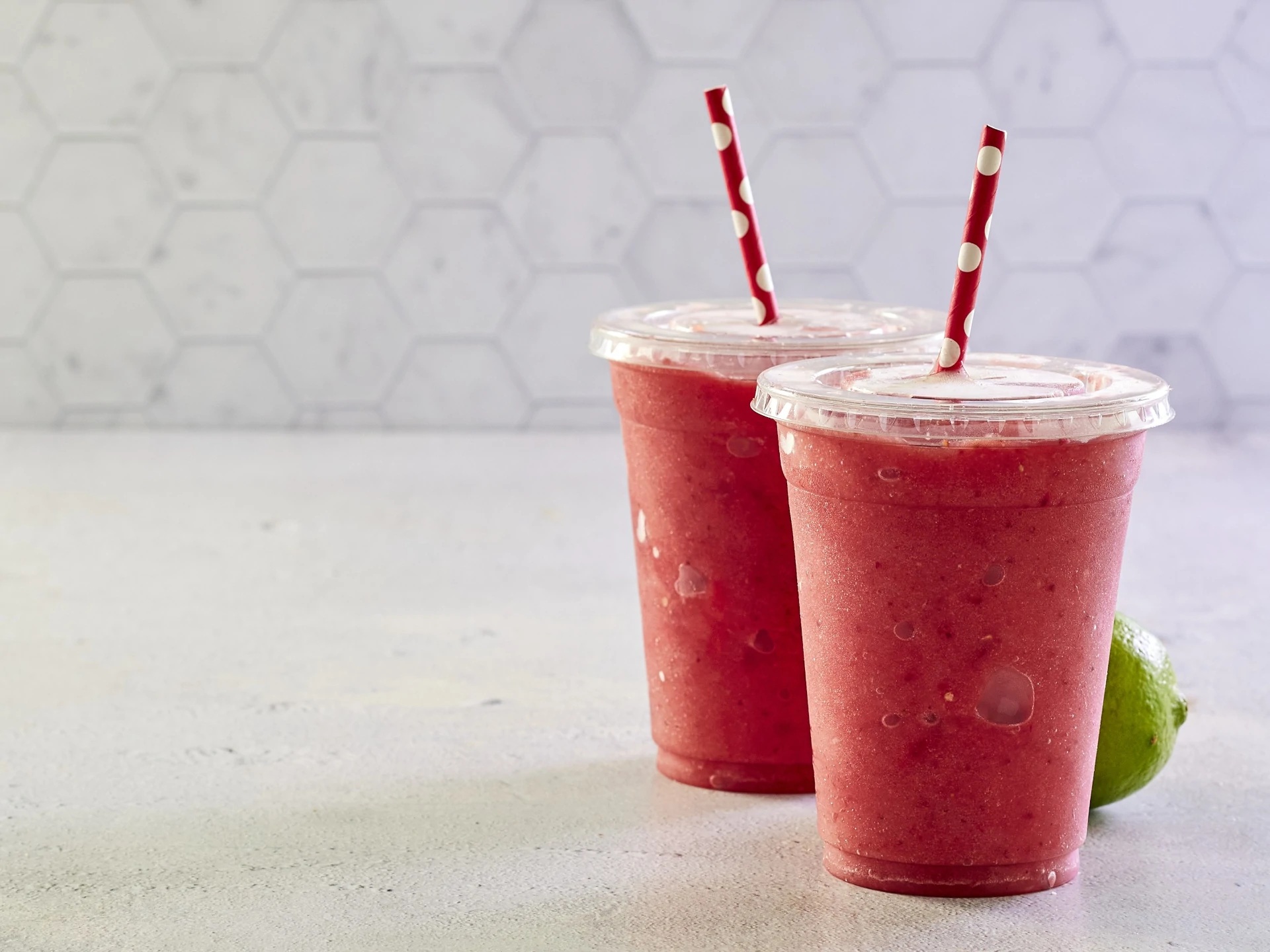 Watermelon Strawberry Frozen Drink