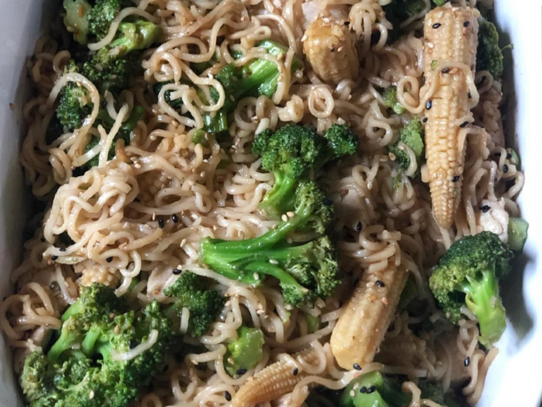 Chicken and Ramen Noodles