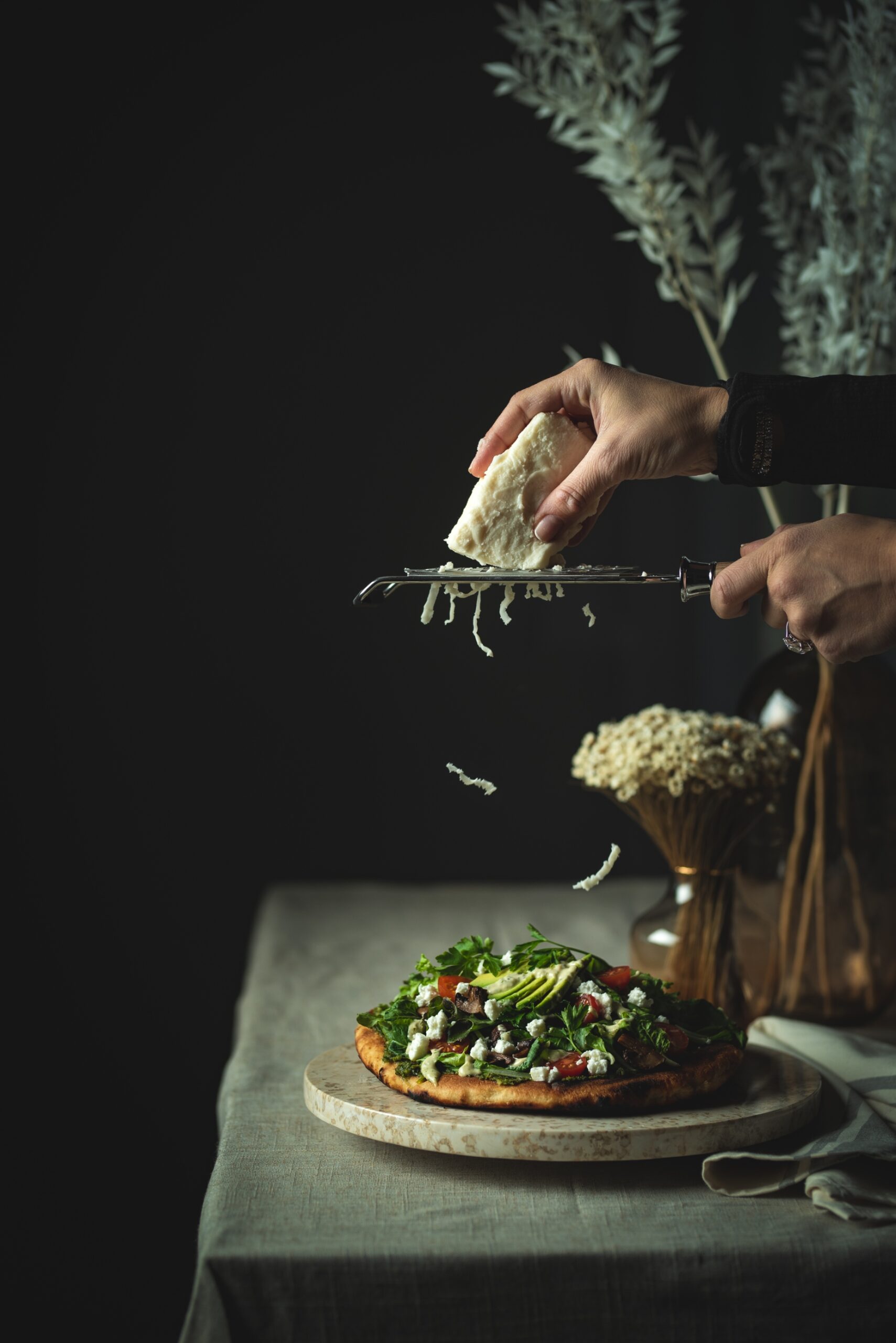 Mushroom Feta Salad Pizza Recipes