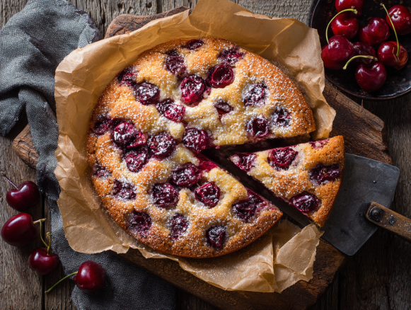 Cherry Spoon Cake