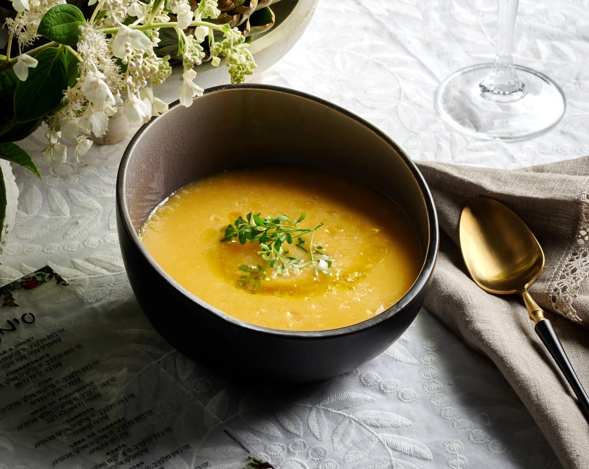 Butternut Squash Garlic Soup