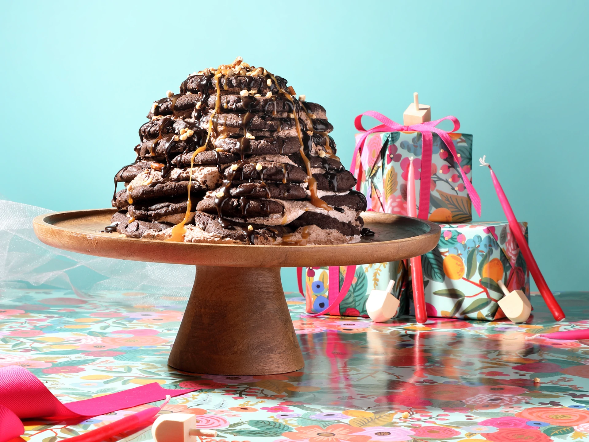 Decadent Salted Pretzel, Chocolate Cookie, and Caramel Cream Delight