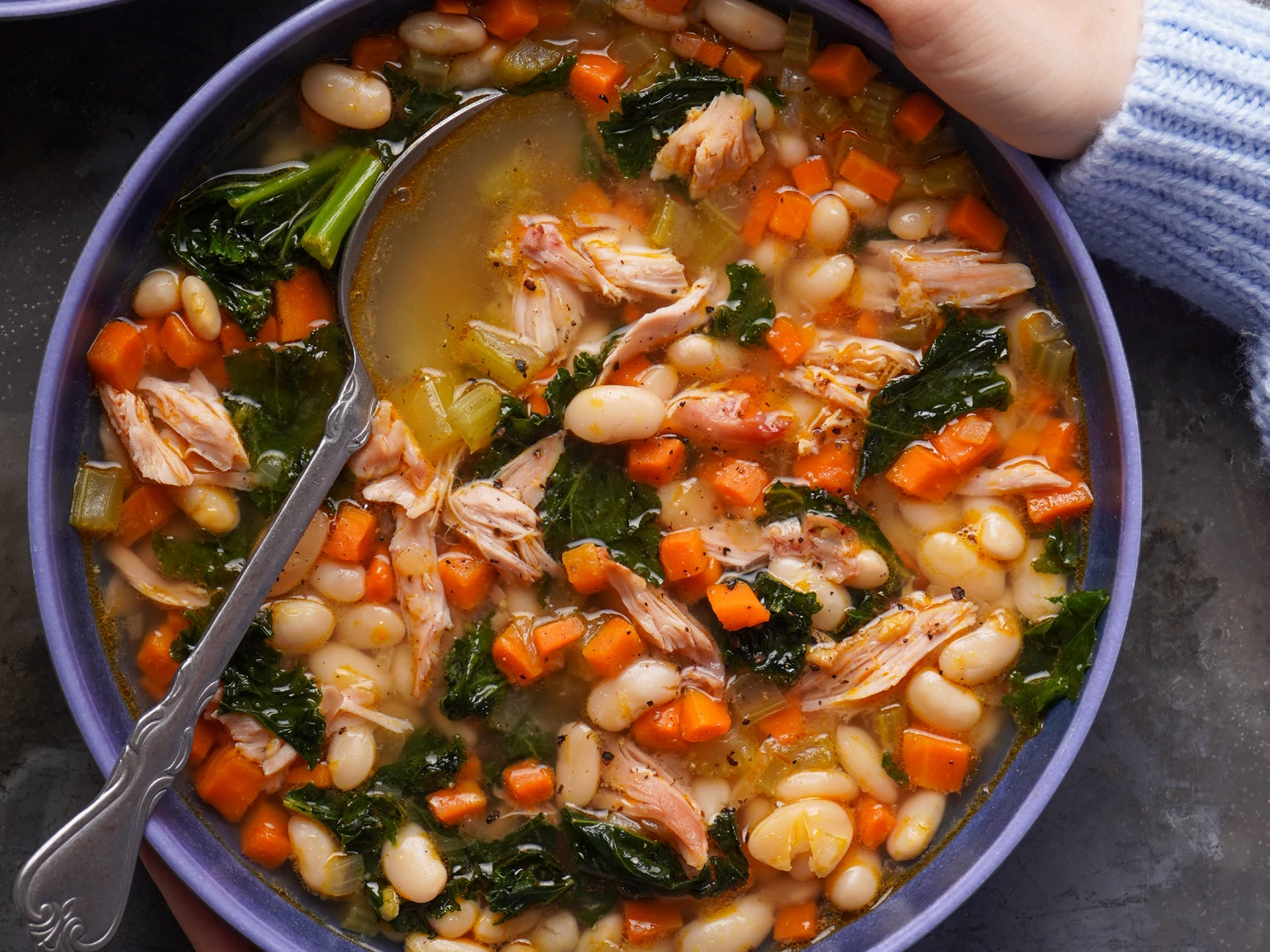 Smoked Turkey White Bean Soup