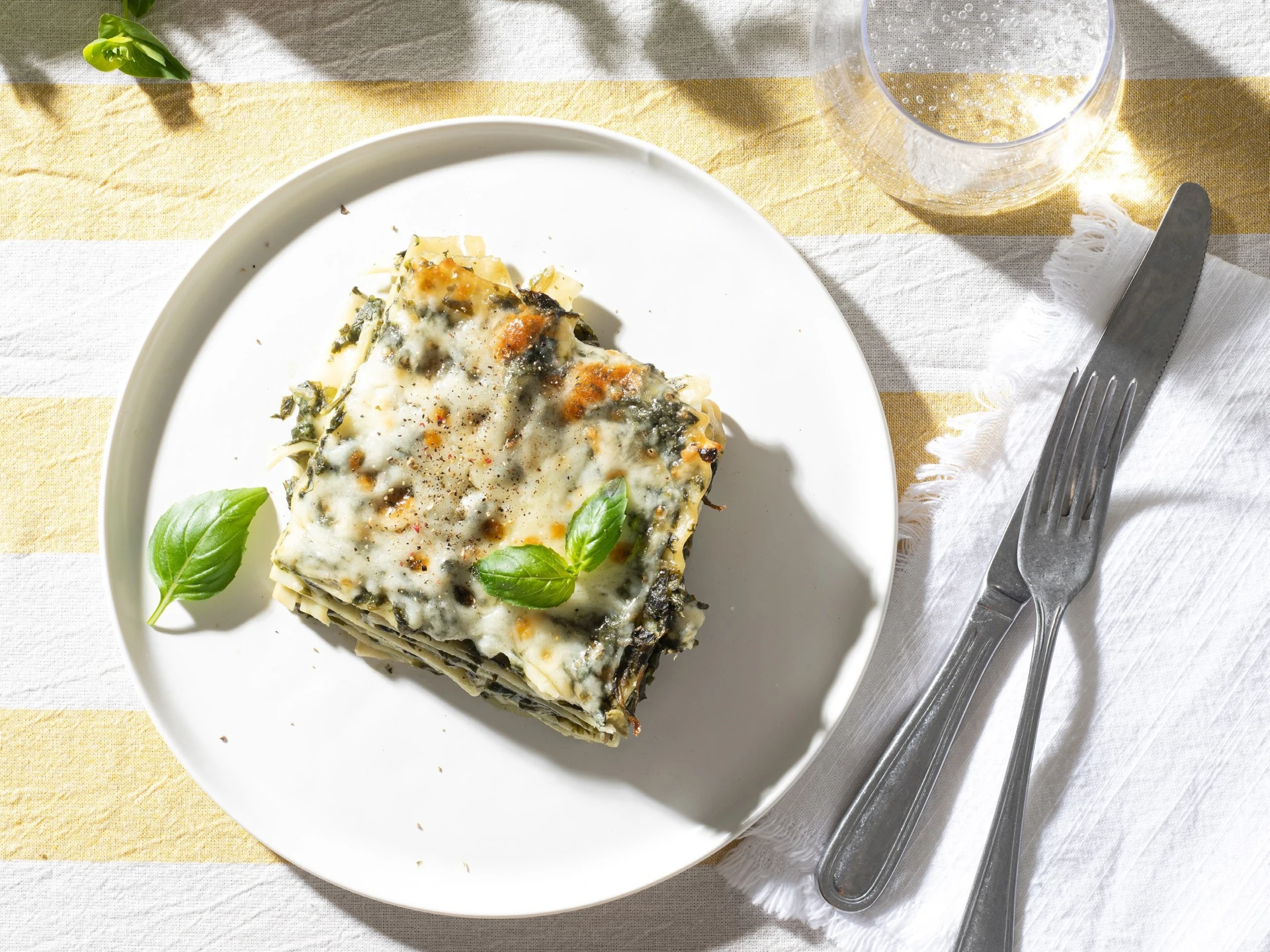 Creamy Spinach-Cheese Lasagna