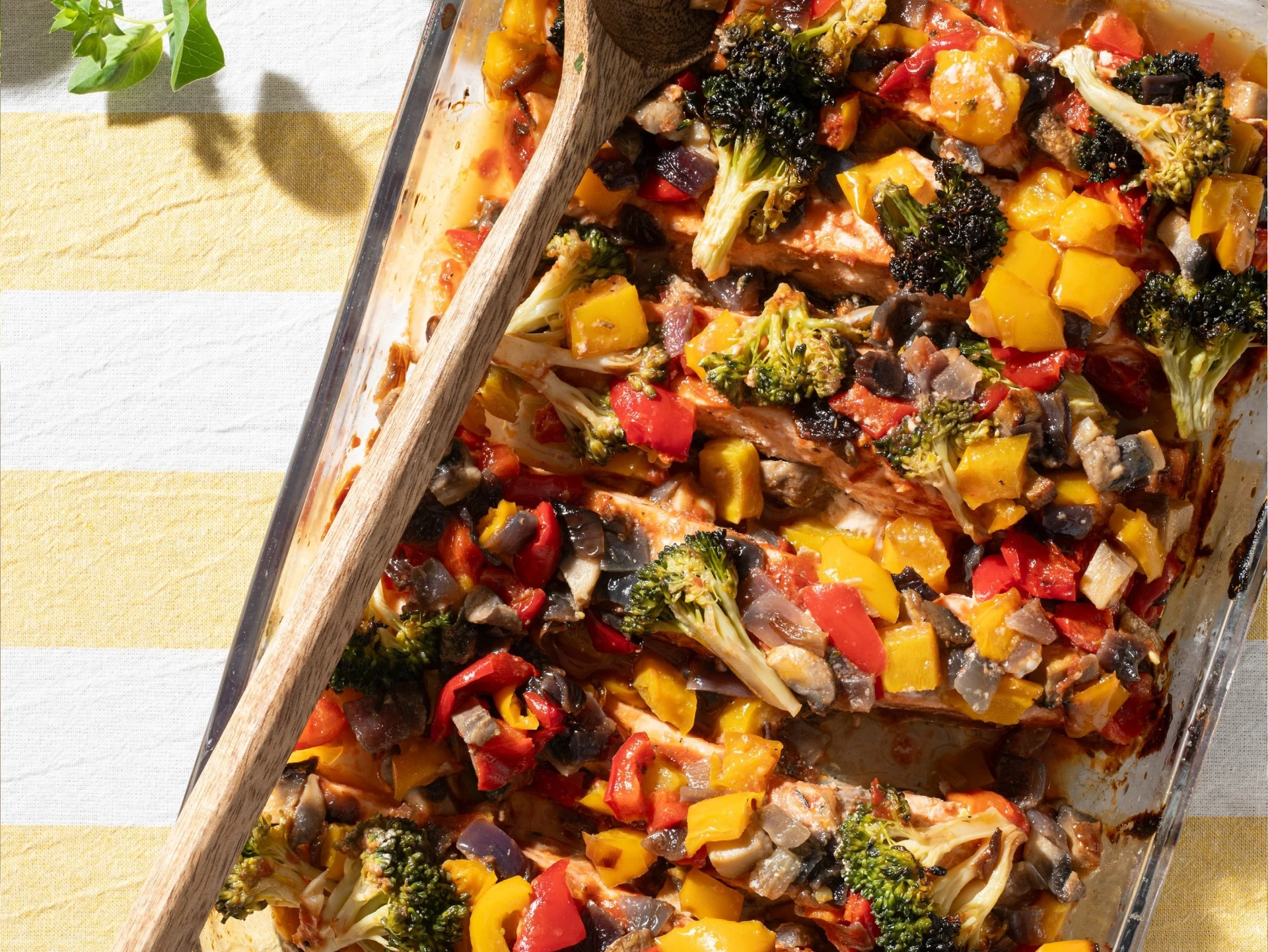 Sicilian Vegetable Salmon