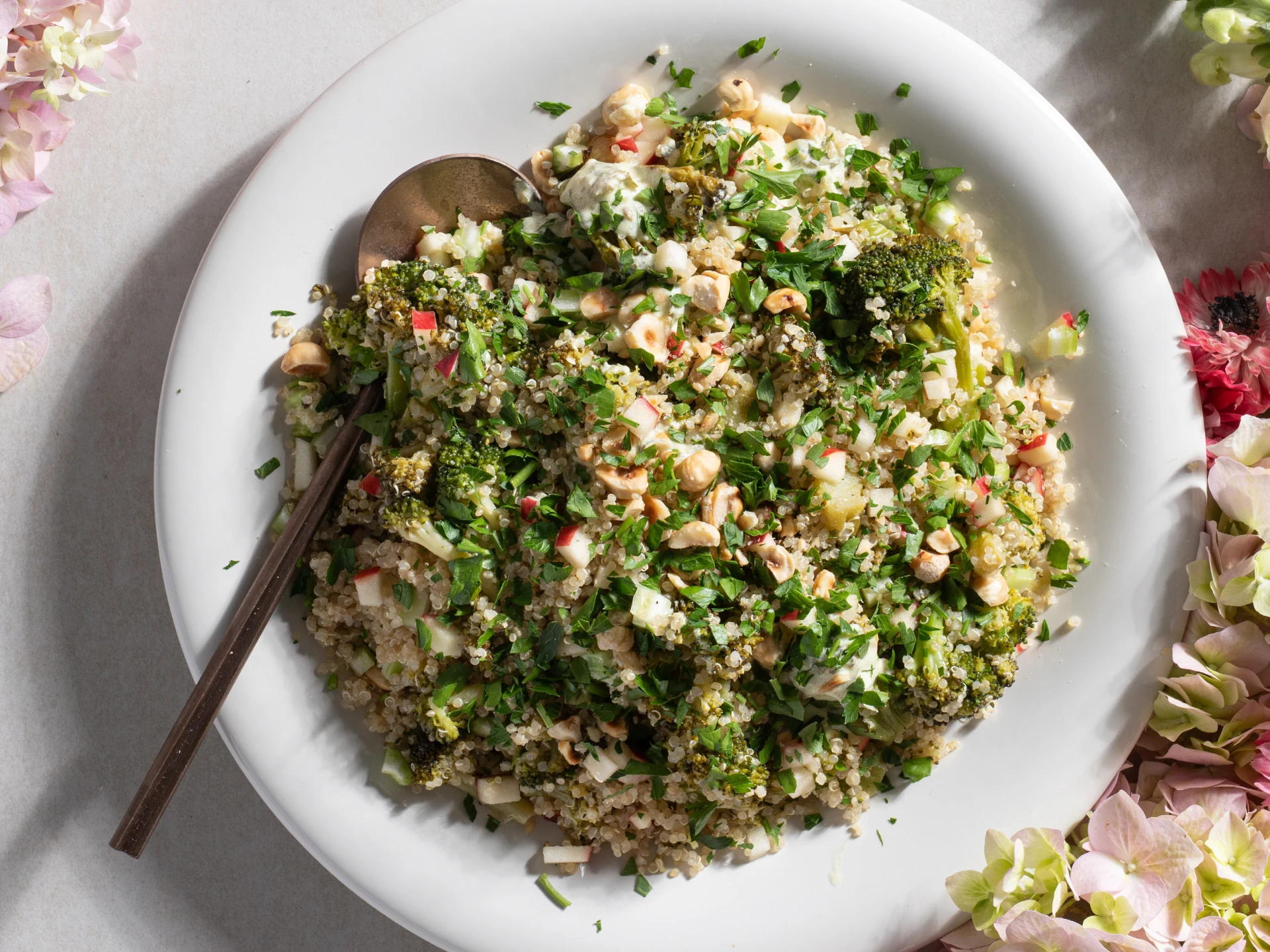 Lemony Broccoli-Quinoa Salad