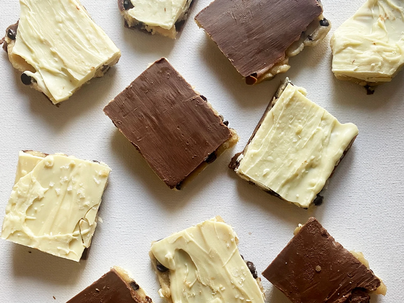 Milk Chocolate Cookie Dough Bars