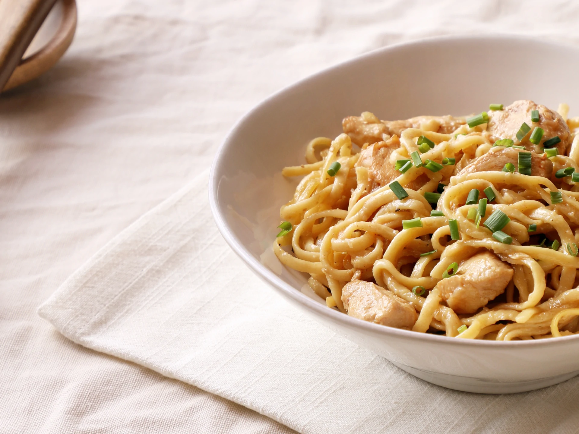 Noodles and Chicken Bites