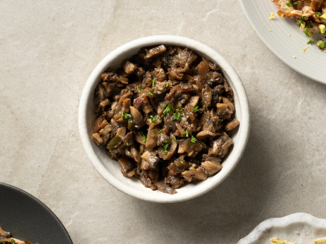 Sticky Mushroom Dip