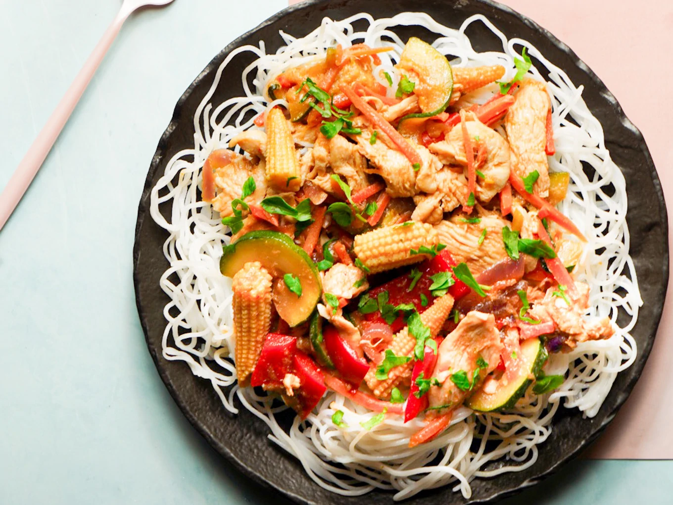 Quick and Colorful Chicken Stir Fry