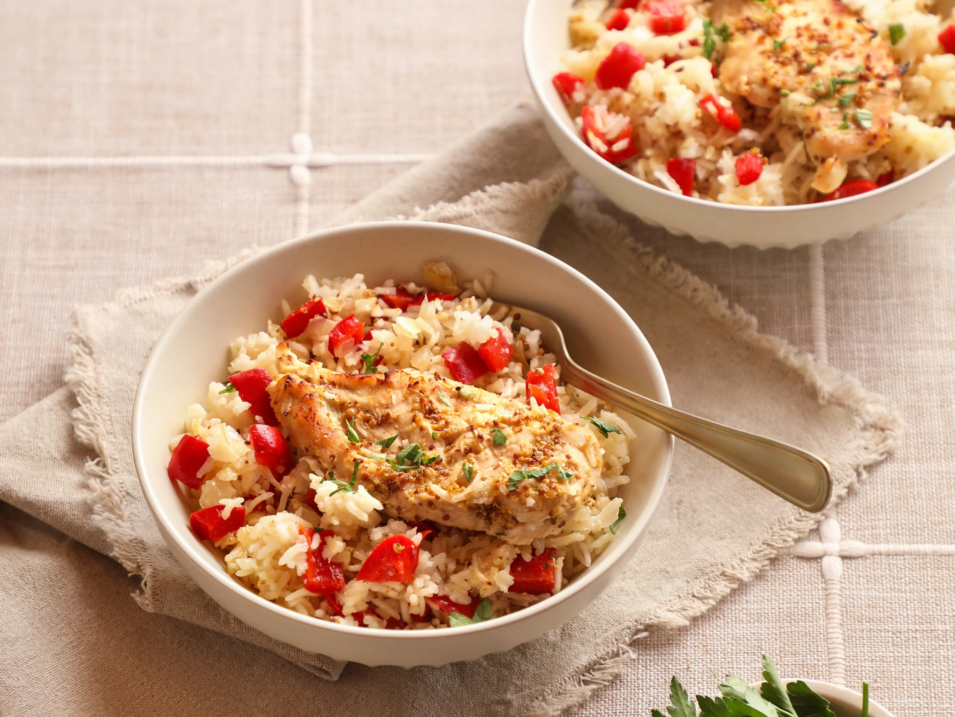 Chicken Cutlets and Rice