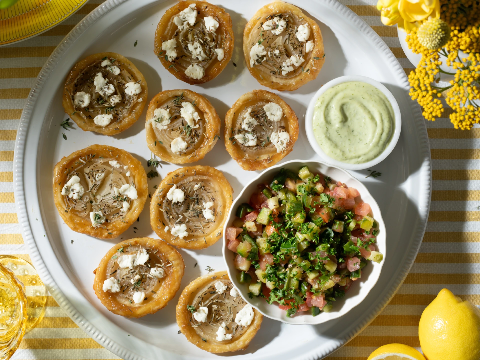 Cheesy Caramelized Onion Tartlets