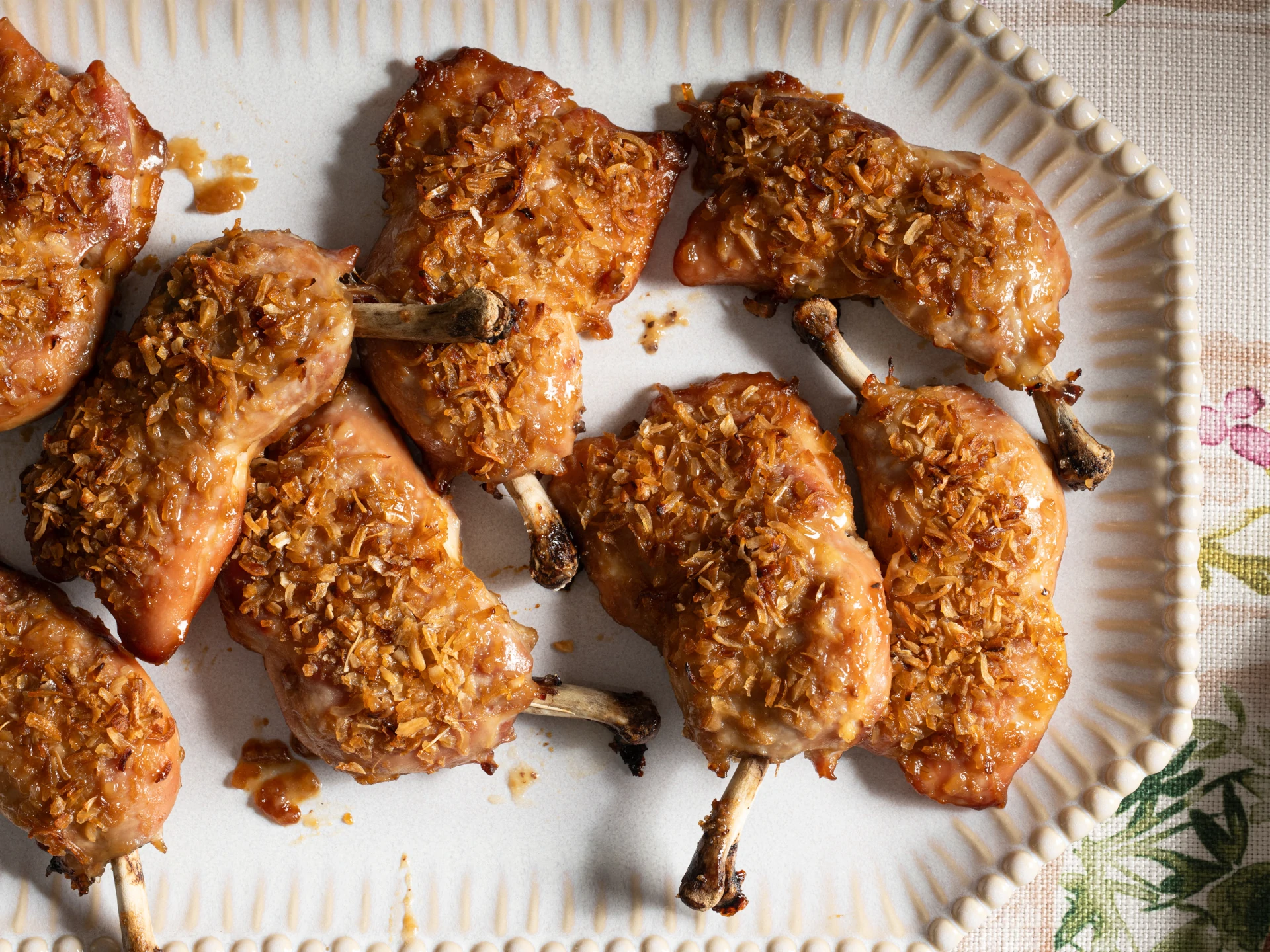 Sweet-and-Hot Onion-Crusted Chicken
