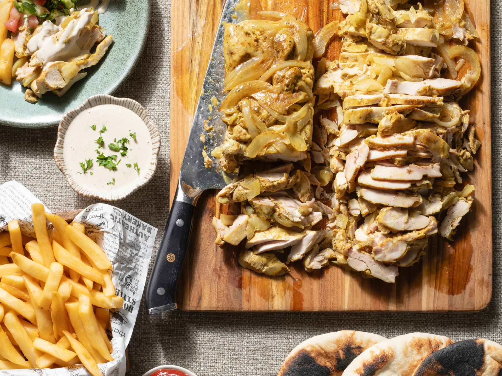 Loaf-Pan Chicken Shawarma