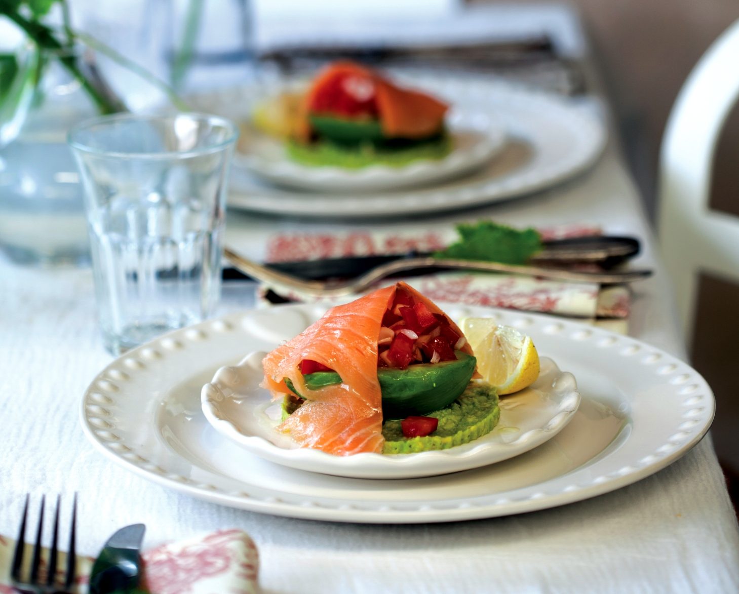 Elegant Avocado with Smoked Salmon