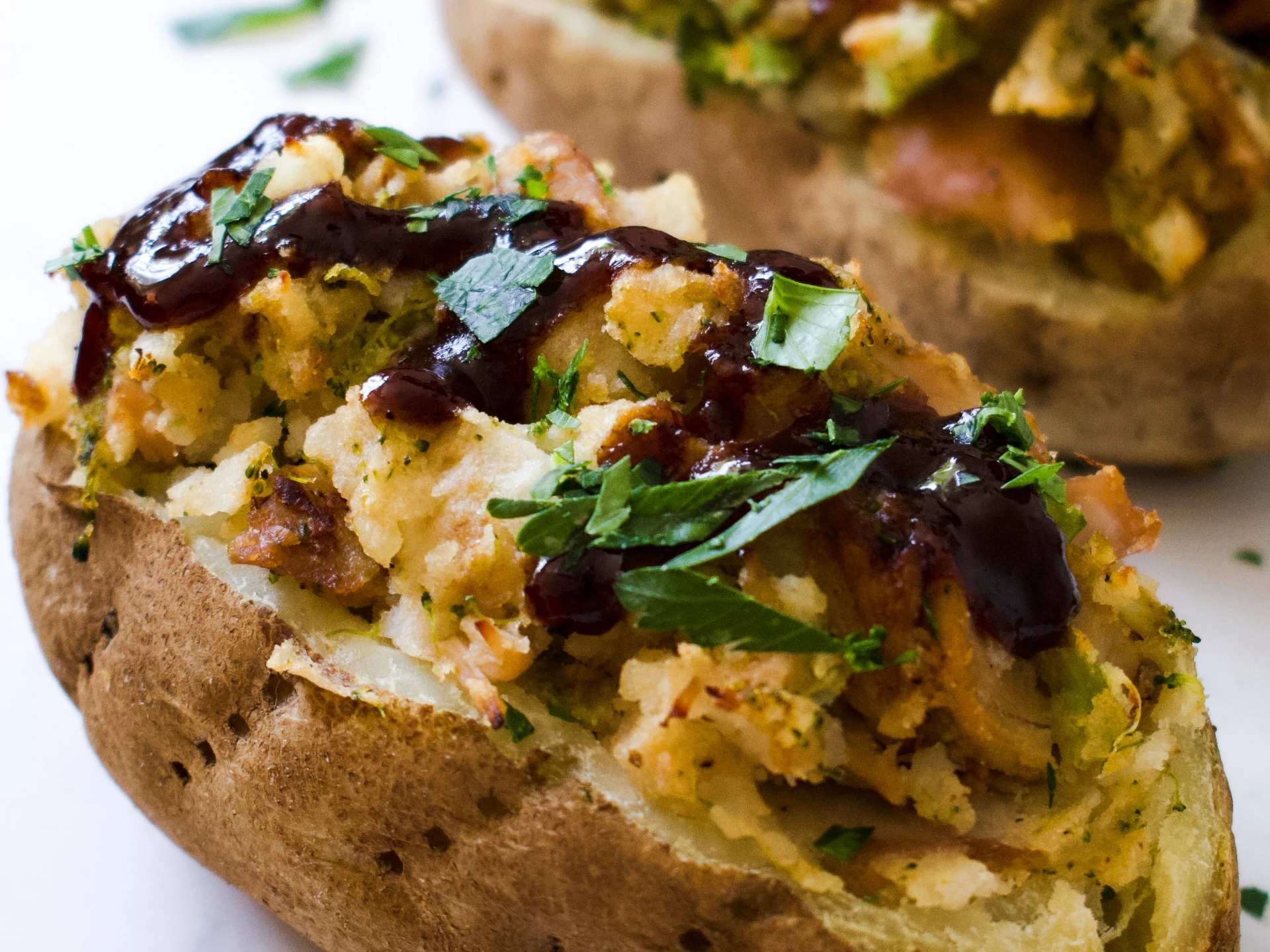 Chicken-Stuffed Potatoes