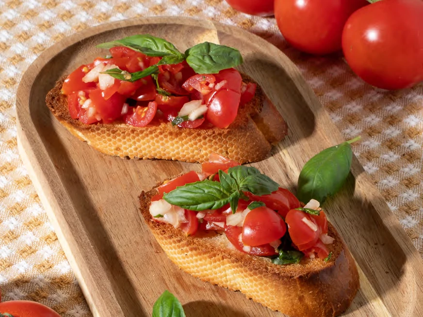 Fresh Tomato and Basil Bruschetta