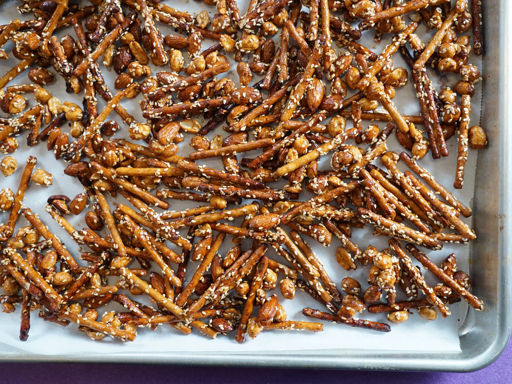 Hot Honey Sesame Snack