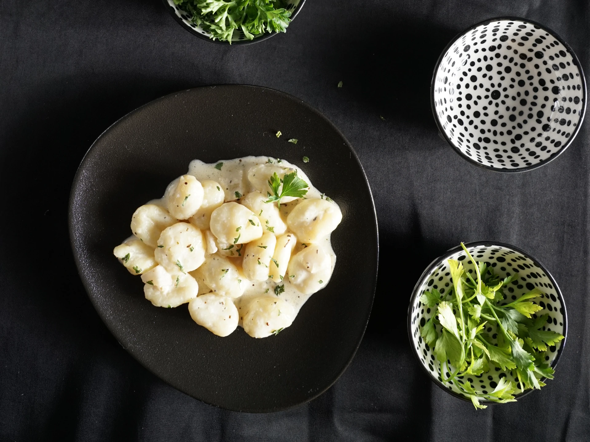 Gnocchi in Wine Sauce