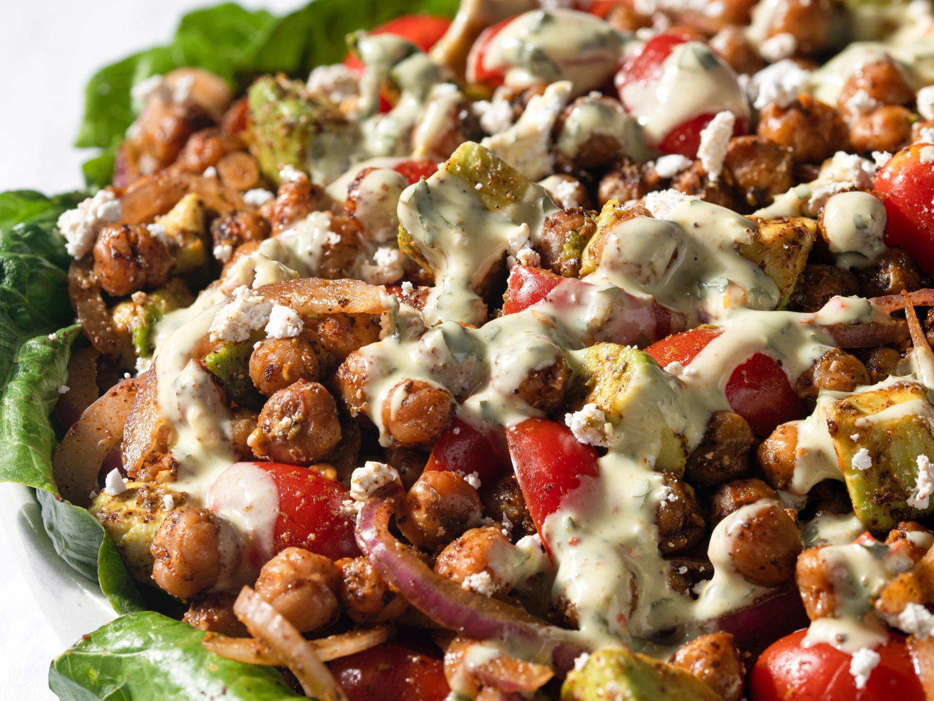 Roasted Chickpea Salad