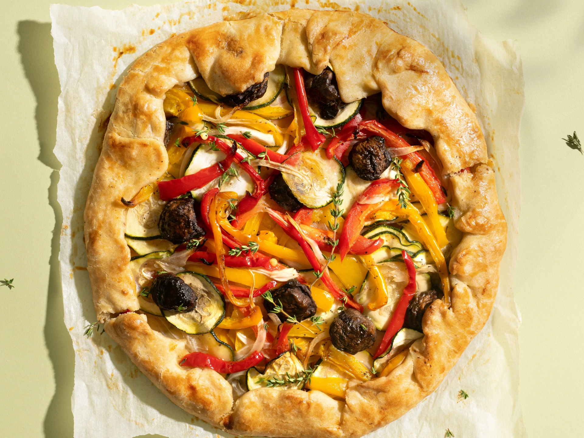 Roasted Vegetable Galette