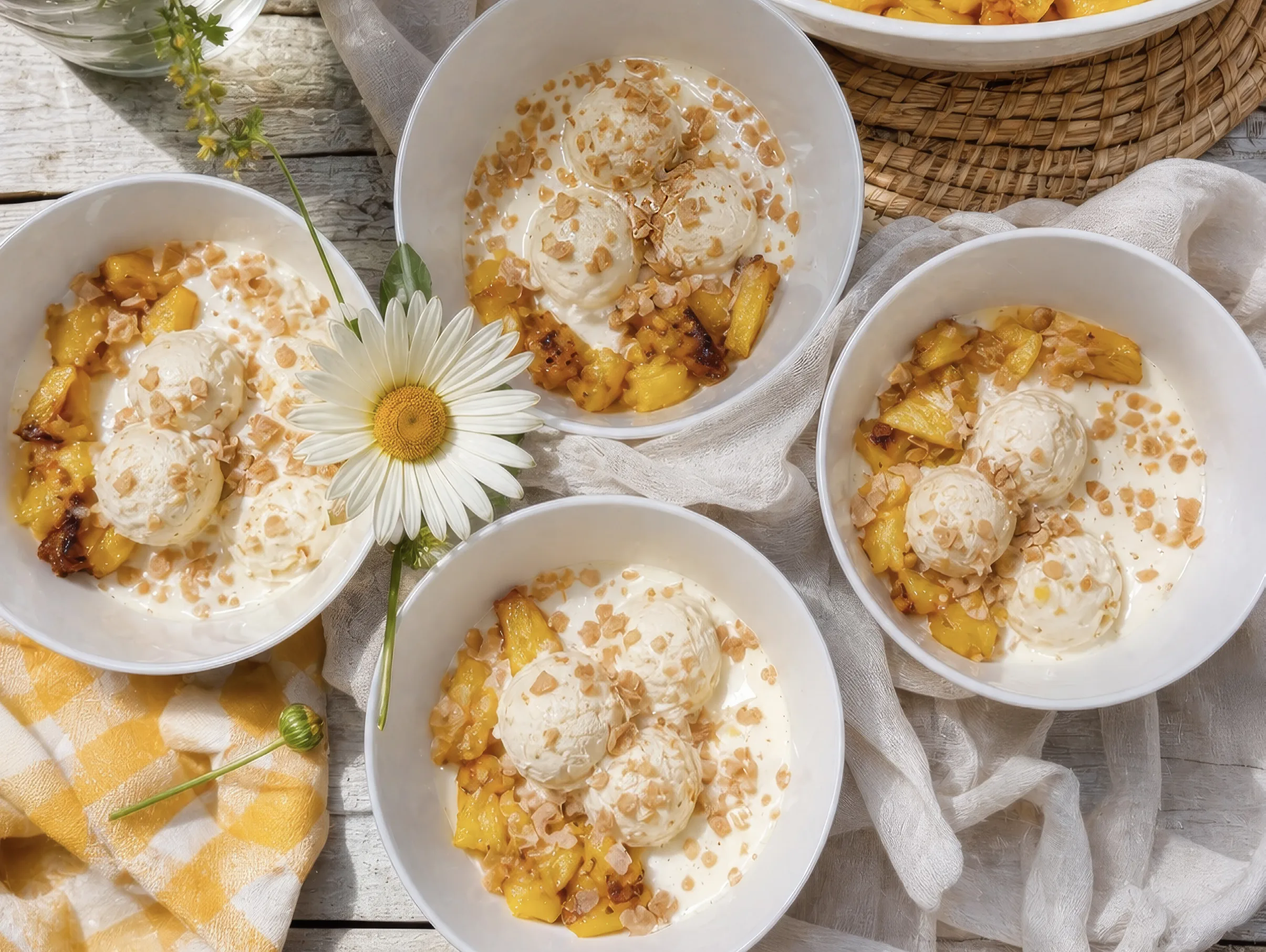Grilled Pineapple Sundae